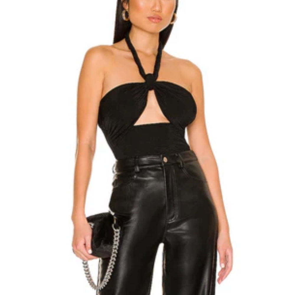 MISHA Ari Bodysuit in Black